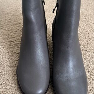 Sperry Gray Ankle Booties Waterproof Design